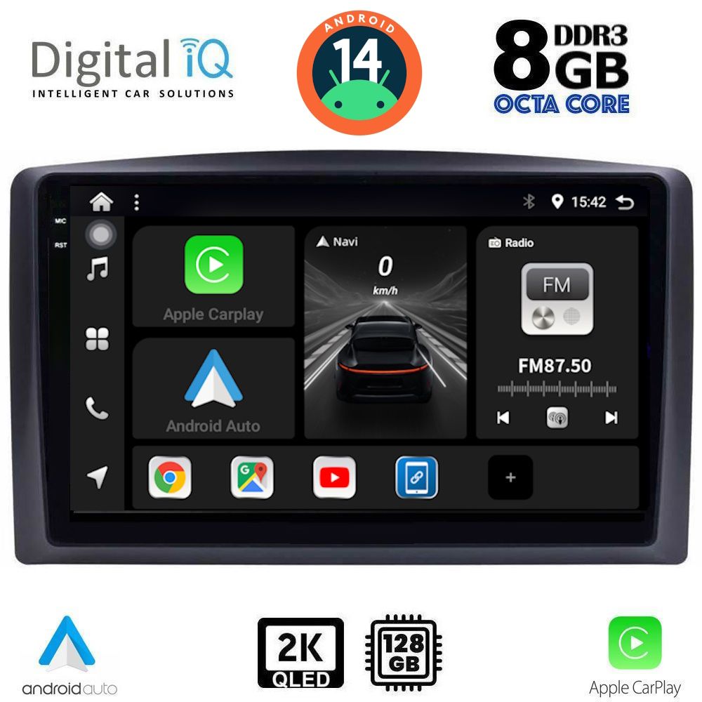 Βλησαρούλης Car Center - DIGITAL IQ BXF 11421_CPAA (10inc) MULTIMEDIA TABLET for MERCEDES VITO – VIANO  (W447) mod. 2015-2022