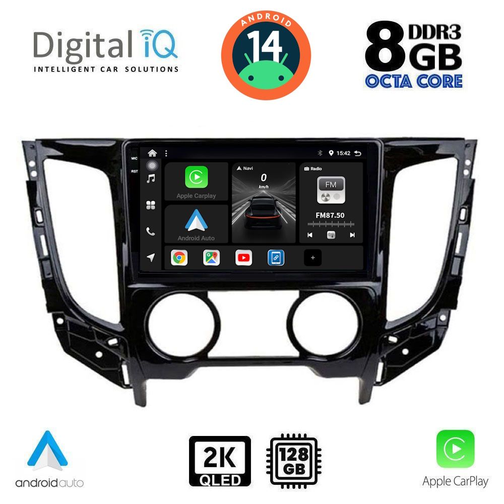 Βλησαρούλης Car Center - DIGITAL IQ BXF 11437_CPAA A/C (9inc) MULTIMEDIA TABLET for MITSUBISHI L200 mod. 2015> με A/C