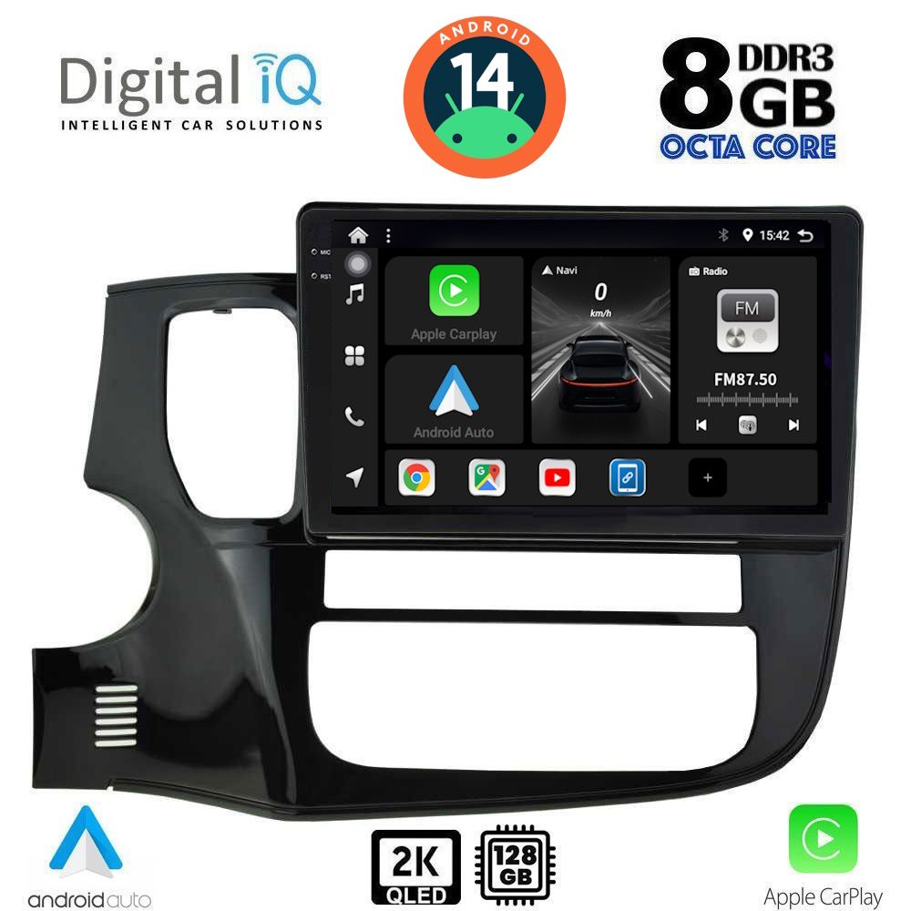 Βλησαρούλης Car Center - DIGITAL IQ BXF 11443_CPAA (10inc) MULTIMEDIA TABLET for MITSUBISHI OUTLANDER mod. 2013-2020