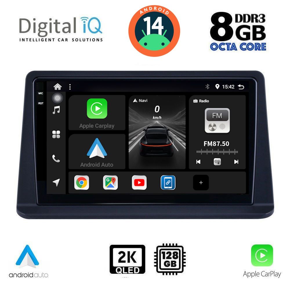 Βλησαρούλης Car Center - DIGITAL IQ BXF 11445_CPAA (9inc) MULTIMEDIA TABLET for MITSUBISHI PAJERO mod. 1999-2006