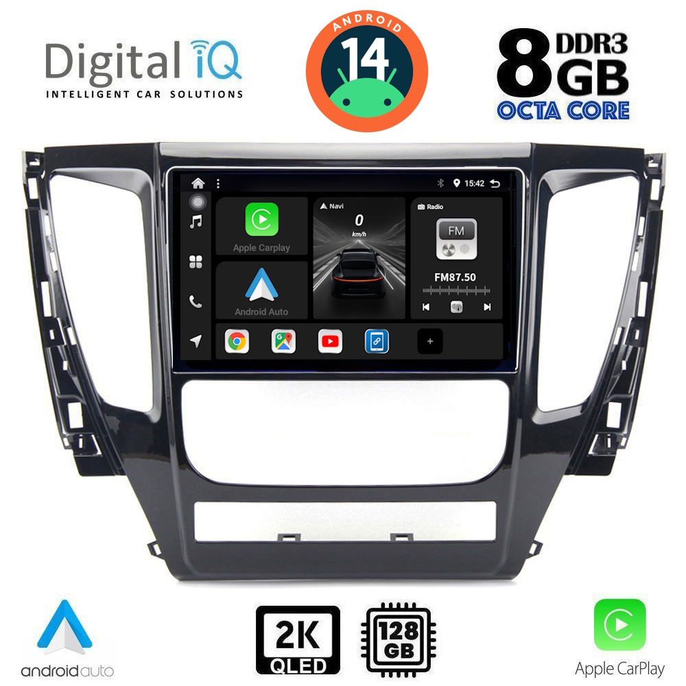 Βλησαρούλης Car Center - DIGITAL IQ BXF 11447A_CPAA (9inc) MULTIMEDIA TABLET for MITSUBISHI PAJERO mod. 2013-2020
