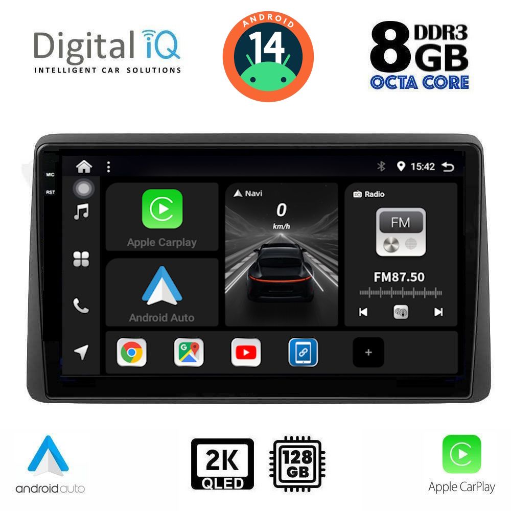 Βλησαρούλης Car Center - DIGITAL IQ BXF 11453_CPAA (10inc) MULTIMEDIA TABLET for NISSAN JUKE mod. 2021>