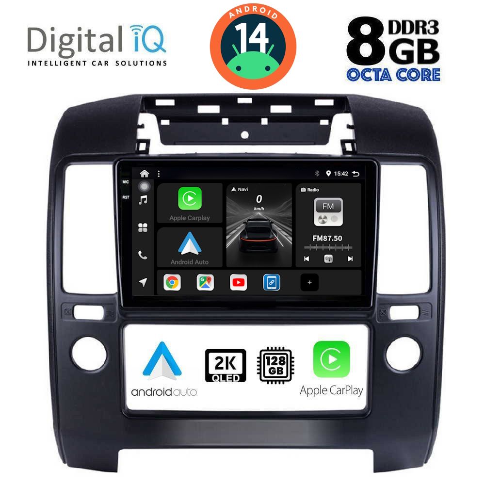 Βλησαρούλης Car Center - DIGITAL IQ BXF 11454_CPAA A/C (9inc) MULTIMEDIA TABLET for NISSAN NAVARA D40 mod. 2006-2011 με A/C
