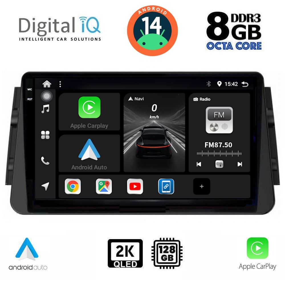 Βλησαρούλης Car Center - DIGITAL IQ BXF 11460_CPAA (9inc) MULTIMEDIA TABLET for NISSAN MICRA mod. 2017>