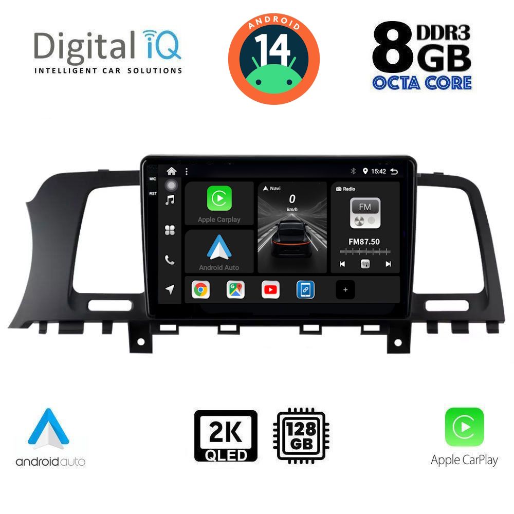 Βλησαρούλης Car Center - DIGITAL IQ BXF 11462_CPAA (9inc) MULTIMEDIA TABLET for NISSAN MURANO mod. 2007-2014