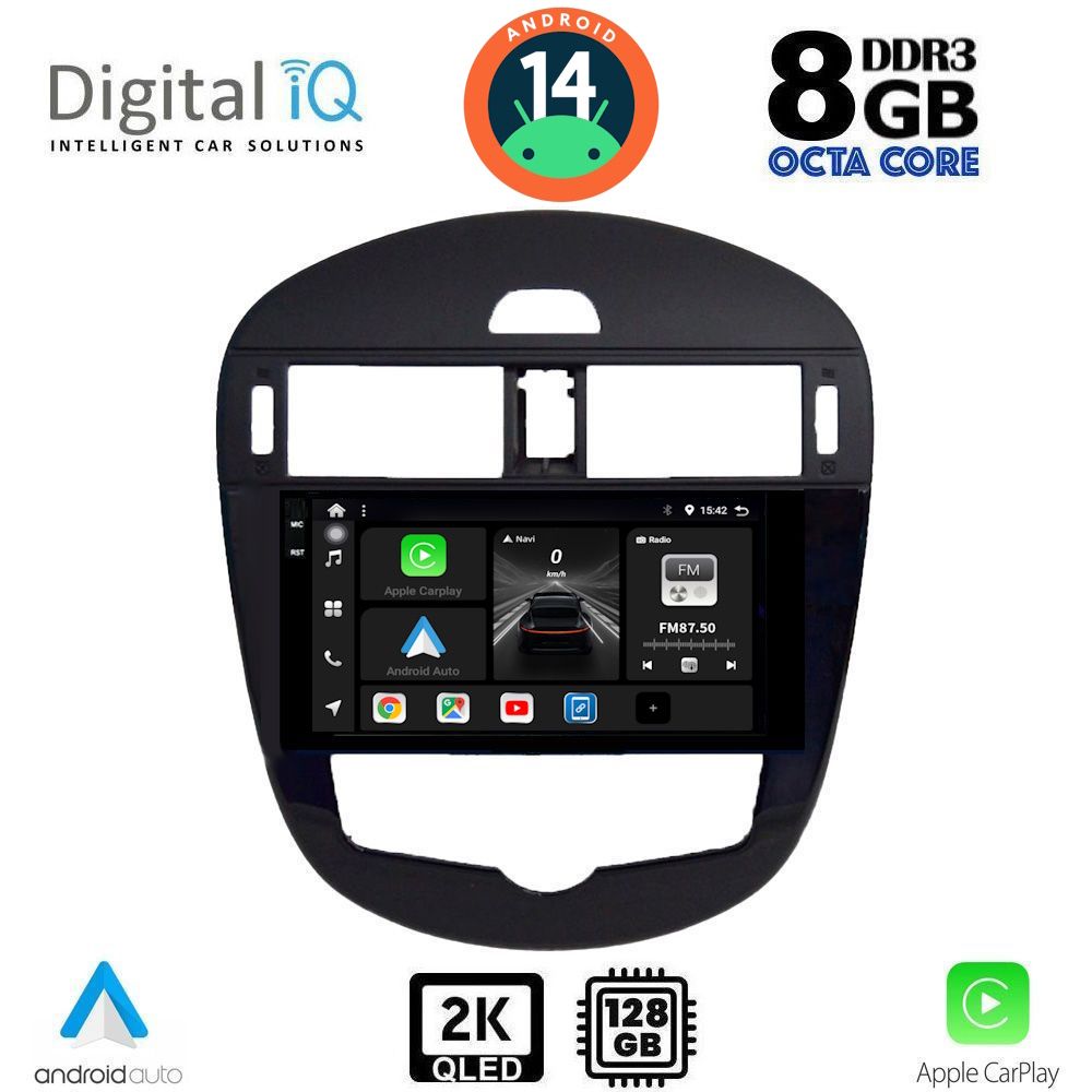 Βλησαρούλης Car Center - DIGITAL IQ BXF 11470_CPAA CLIMA (9inc) MULTIMEDIA TABLET for NISSAN PULSAR mod. 2014>
