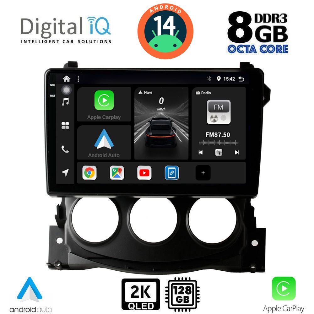 Βλησαρούλης Car Center - DIGITAL IQ BXF 11479_CPAA (9inc) MULTIMEDIA TABLET for NISSAN 370Z mod. 2009-2012