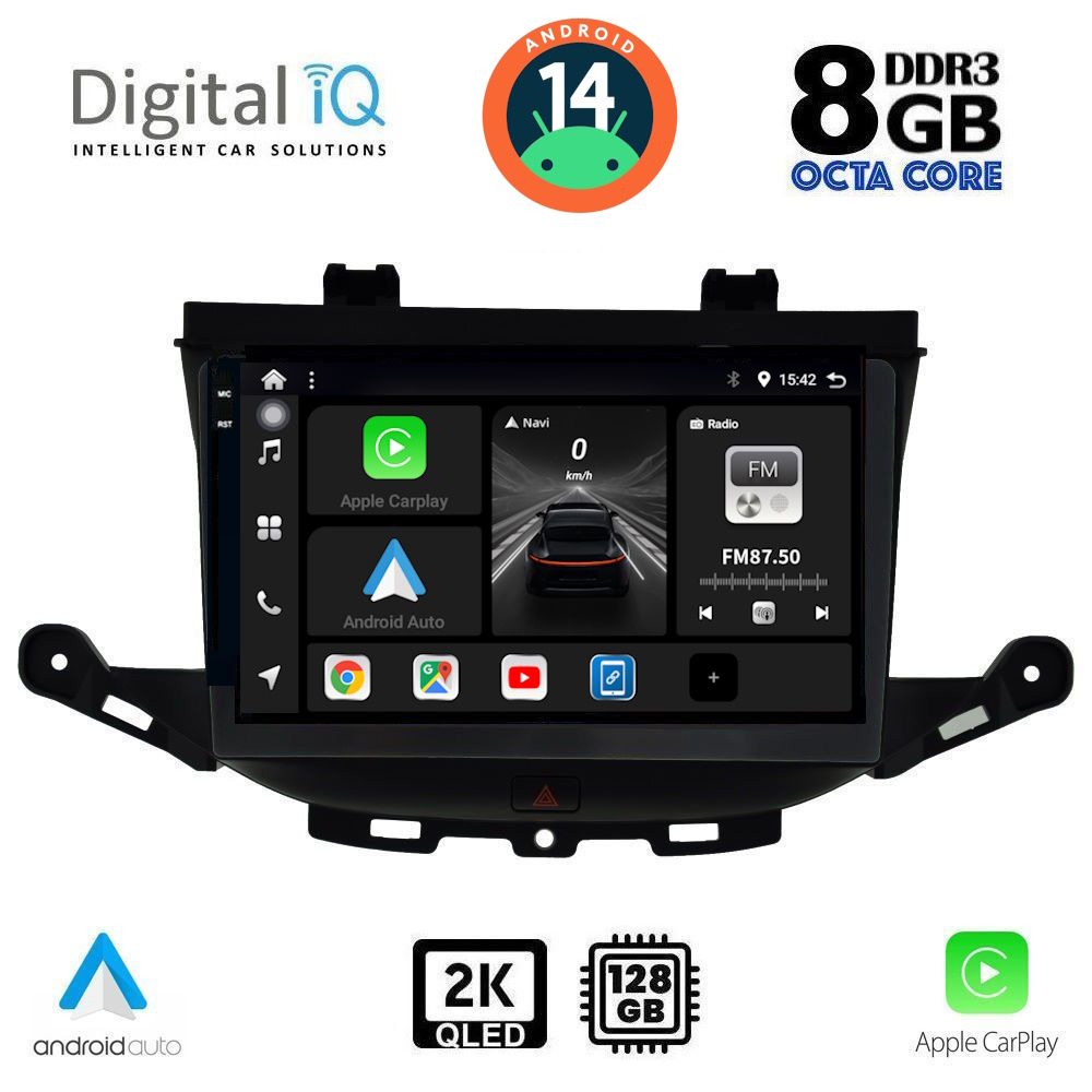 Βλησαρούλης Car Center - DIGITAL IQ BXF 11483_CPAA (9inc) MULTIMEDIA TABLET for OPEL ASTRA K mod. 2015>