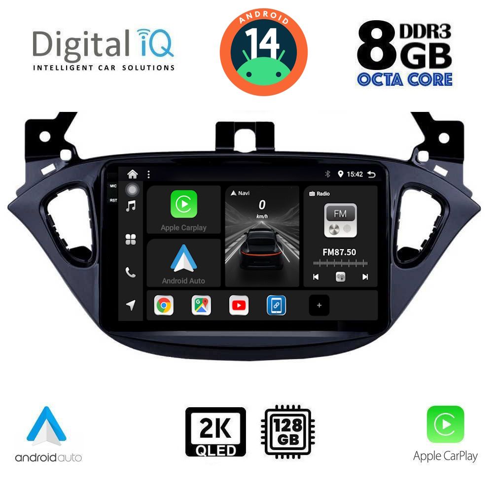 Βλησαρούλης Car Center - DIGITAL IQ BXF 11486_CPAA (9inc) MULTIMEDIA TABLET for OPEL ADAM - CORSA E  mod. 2014-2021