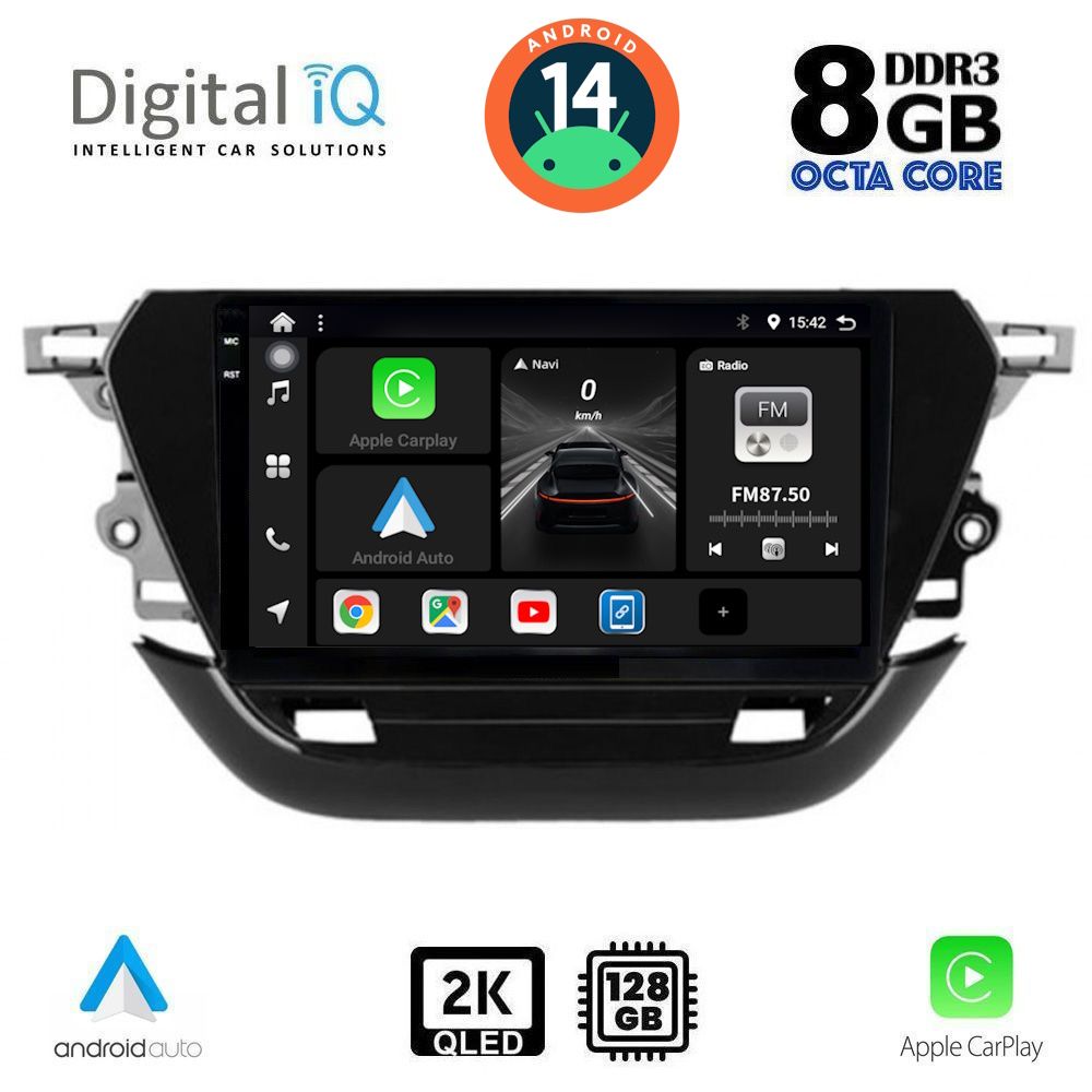 Βλησαρούλης Car Center - DIGITAL IQ BXF 11487_CPAA (9inc) MULTIMEDIA TABLET for OPEL CORSA F mod. 2021>