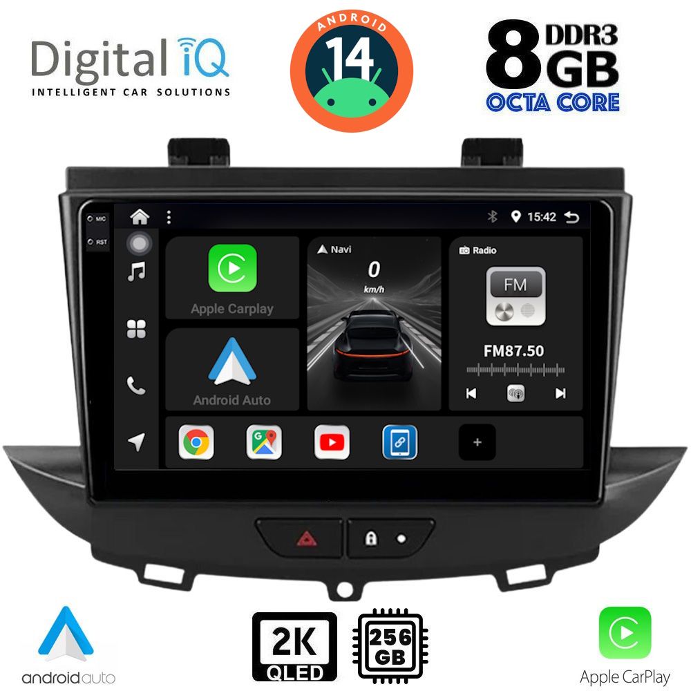 Βλησαρούλης Car Center - DIGITAL IQ BXF 11490_CPAA (9inc) MULTIMEDIA TABLET for OPEL CROSSLAND – GRANDLAND mod. 2017>