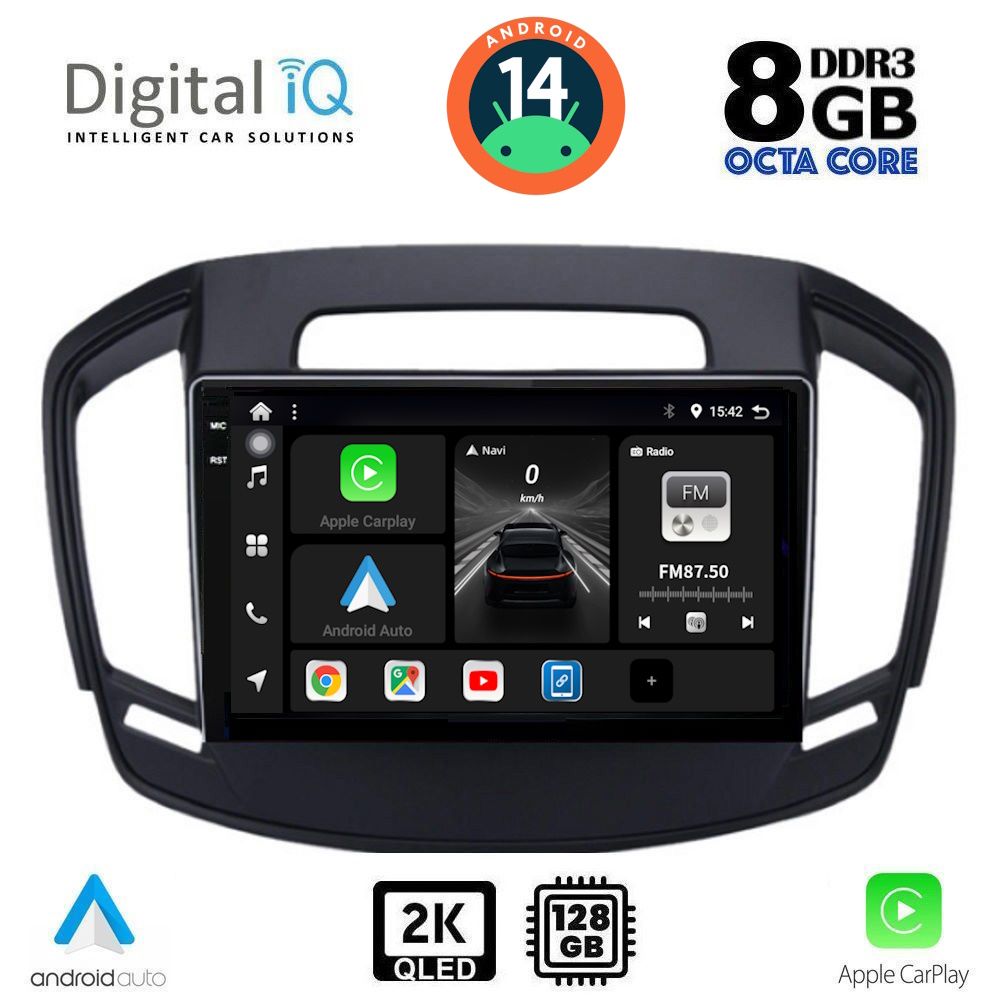 Βλησαρούλης Car Center - DIGITAL IQ BXF 11492_CPAA (9inc) MULTIMEDIA TABLET for OPEL INSIGNIA  mod.2014-2017