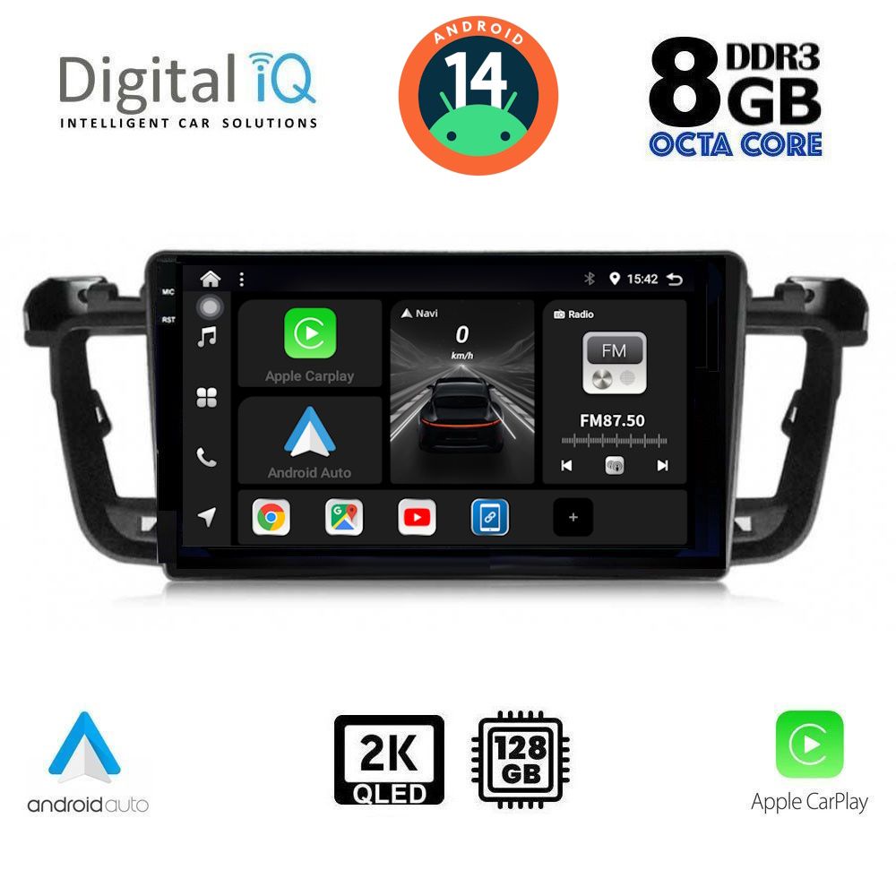 Βλησαρούλης Car Center - DIGITAL IQ BXF 11518_CPAA (9inc) MULTIMEDIA TABLET for PEUGEOT 508 mod. 2010-2016