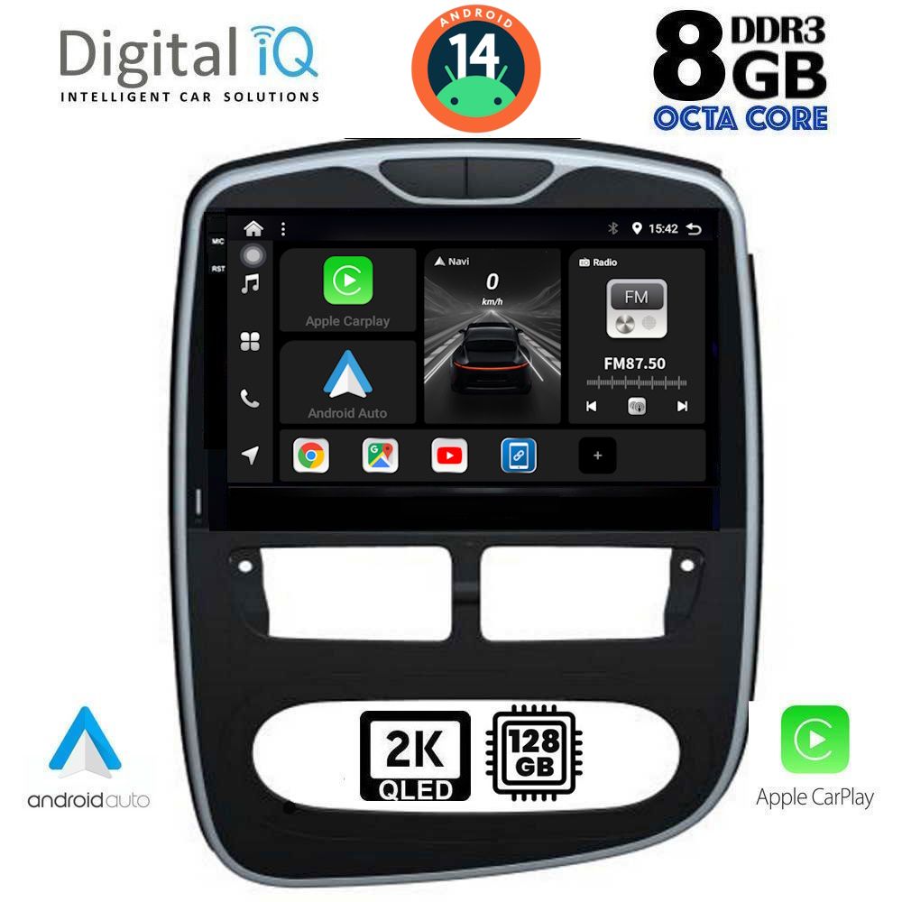 Βλησαρούλης Car Center - DIGITAL IQ BXF 11544_CPAA (10inc) MULTIMEDIA TABLET for RENAULT CLIO mod. 2012-2015
