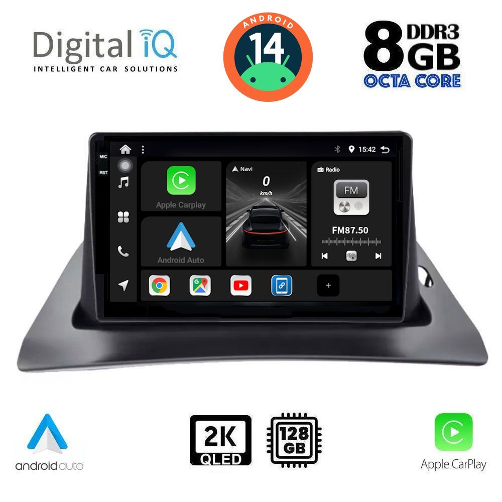 Βλησαρούλης Car Center - DIGITAL IQ BXF 11550_CPAA (9inc) MULTIMEDIA TABLET for RENAULT KANGOO mod. 2010>