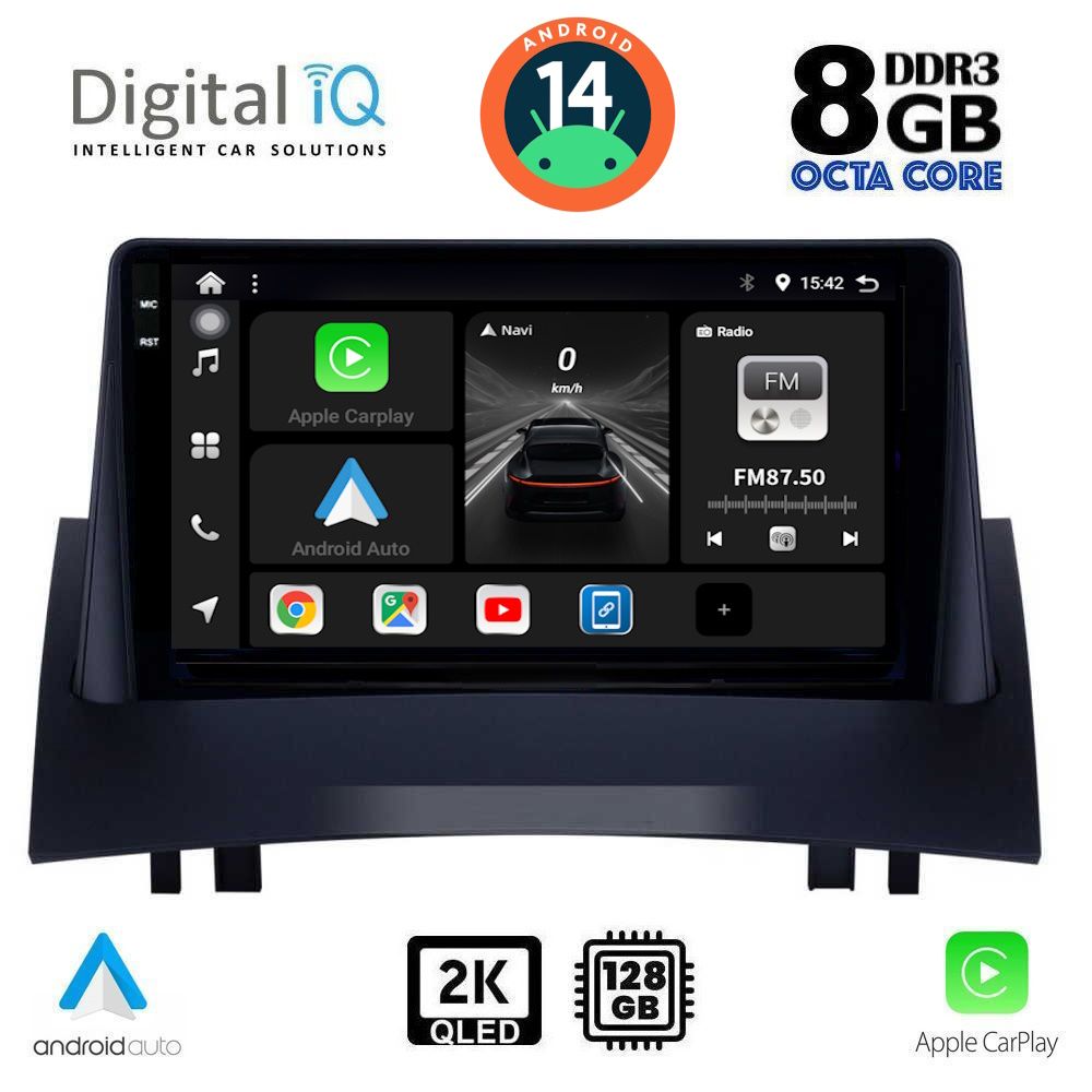 Βλησαρούλης Car Center - DIGITAL IQ BXF 11555_CPAA (9inc) MULTIMEDIA TABLET for RENAULT MEGANE 2 mod. 2002-2008