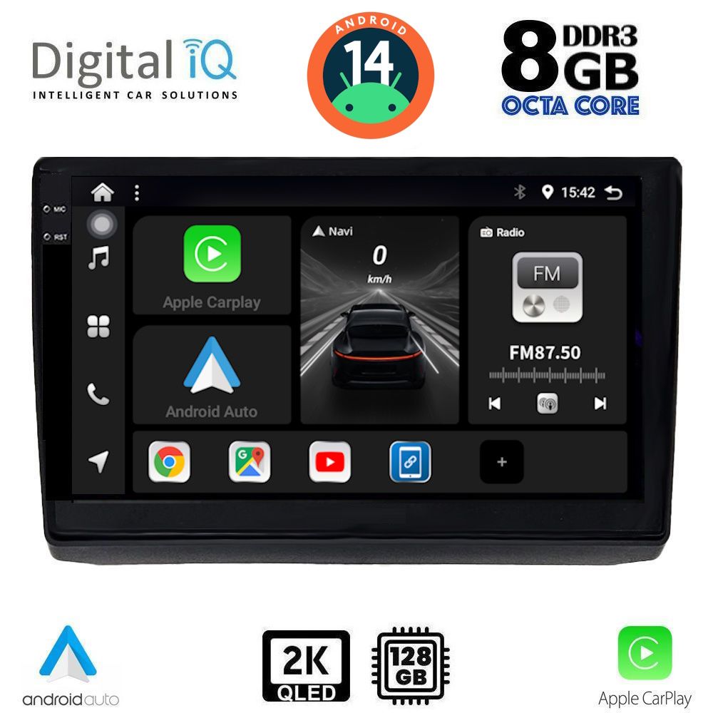 Βλησαρούλης Car Center - DIGITAL IQ BXF 11558_CPAA (10inc) MULTIMEDIA TABLET for OPEL VIVARO – RENAULT TRAFIC - NISSAN PRIMASTAR mod. 2004-2015