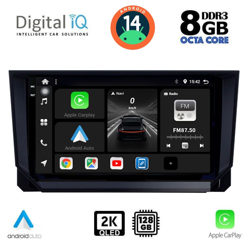 Βλησαρούλης Car Center - DIGITAL IQ BXF 11573_CPAA (9inc) MULTIMEDIA TABLET for SEAT ARONA - IBIZA mod. 2018>