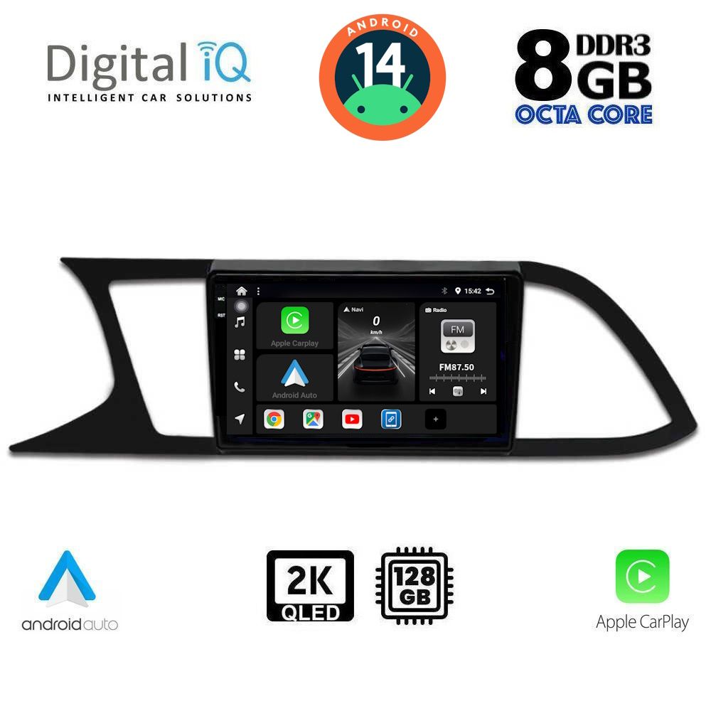 Βλησαρούλης Car Center - DIGITAL IQ BXF 11575_CPAA (9inc) MULTIMEDIA TABLET for SEAT LEON mod. 2012-2021