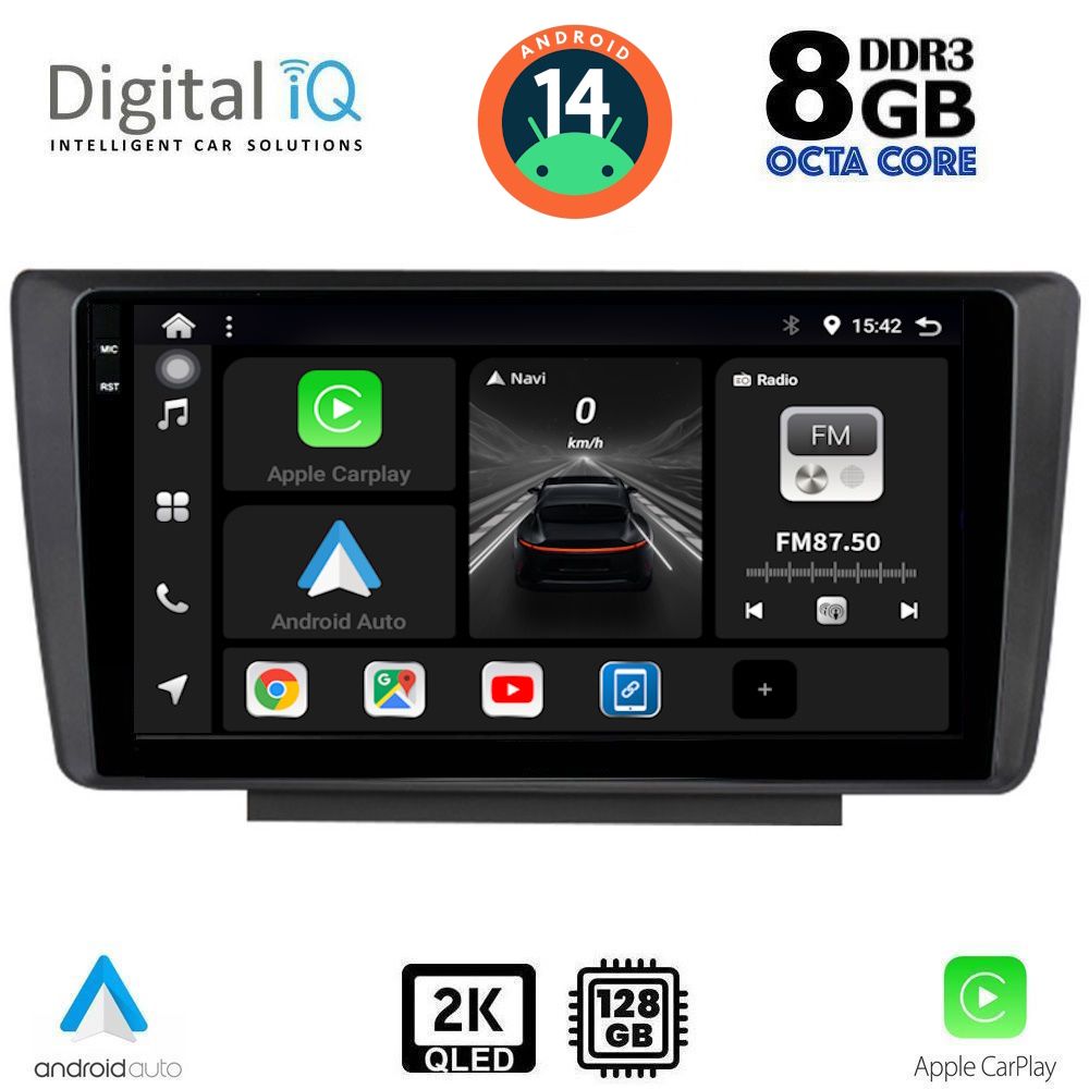 Βλησαρούλης Car Center - DIGITAL IQ BXF 11594_CPAA (9inc) MULTIMEDIA TABLET for SKODA OCTAVIA 5 mod. 2005-2012