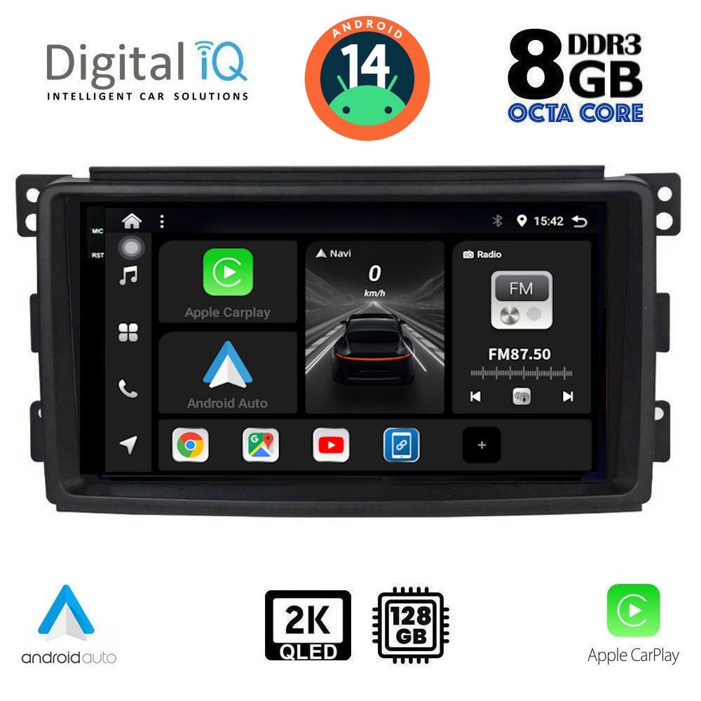 Βλησαρούλης Car Center - DIGITAL IQ BXF 11621_CPAA (9inc) MULTIMEDIA TABLET for SMART mod. 2007-2010