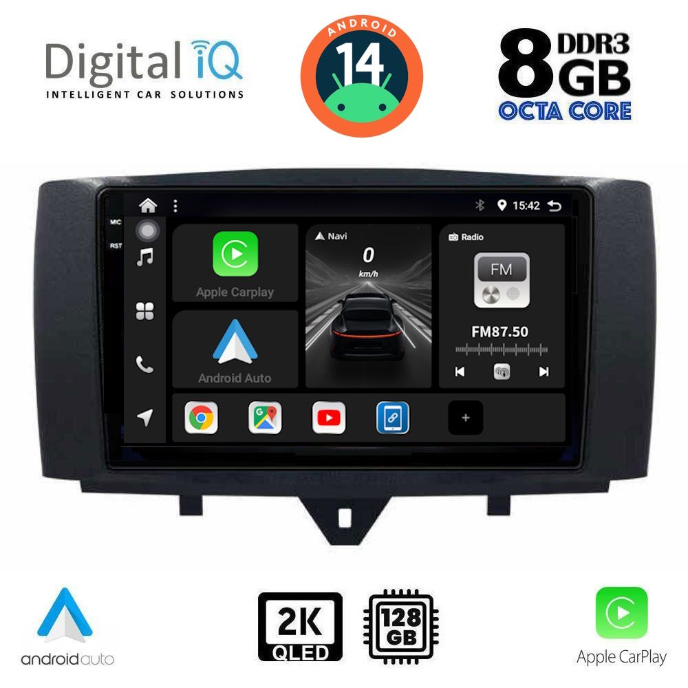 Βλησαρούλης Car Center - DIGITAL IQ BXF 11622_CPAA (9inc) MULTIMEDIA TABLET for SMART (451) mod. 2010-2015