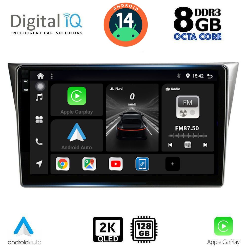 Βλησαρούλης Car Center - DIGITAL IQ BXF 11659_CPAA (9inc) MULTIMEDIA TABLET for SUBARU IMPREZA mod. 2002-2008
