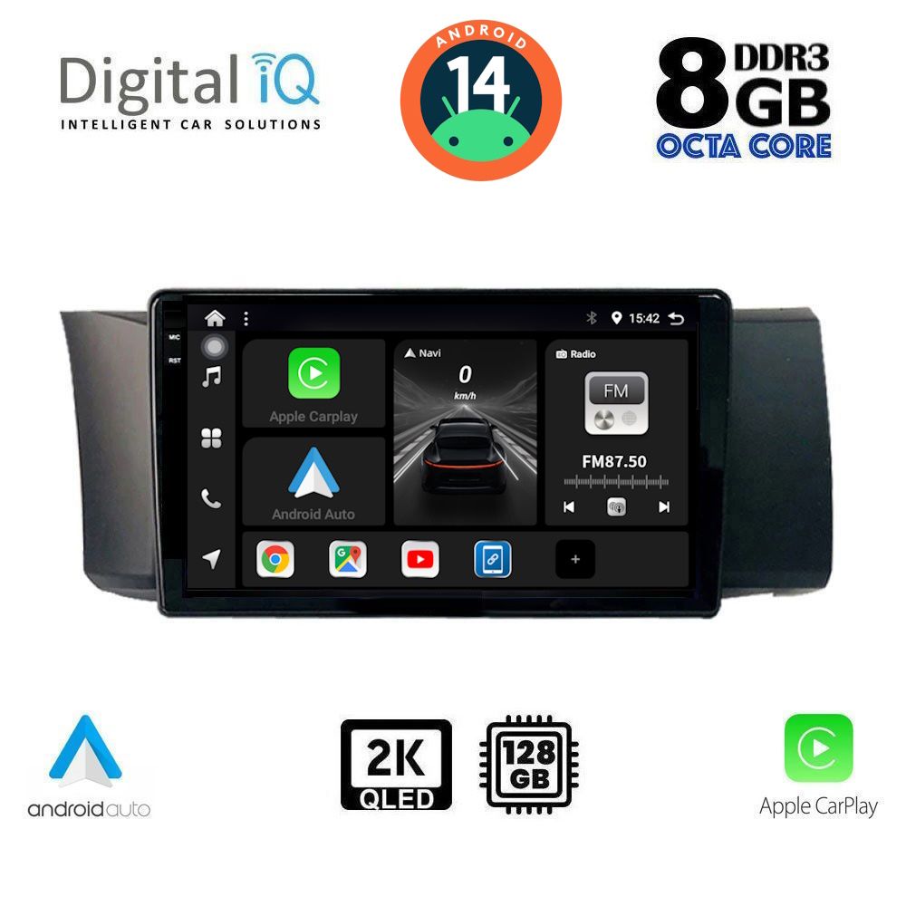 Βλησαρούλης Car Center - DIGITAL IQ BXF 11669_CPAA (9inc) MULTIMEDIA TABLET for TOYOTA GT86 - SUBARU BRZ mod. 2012>