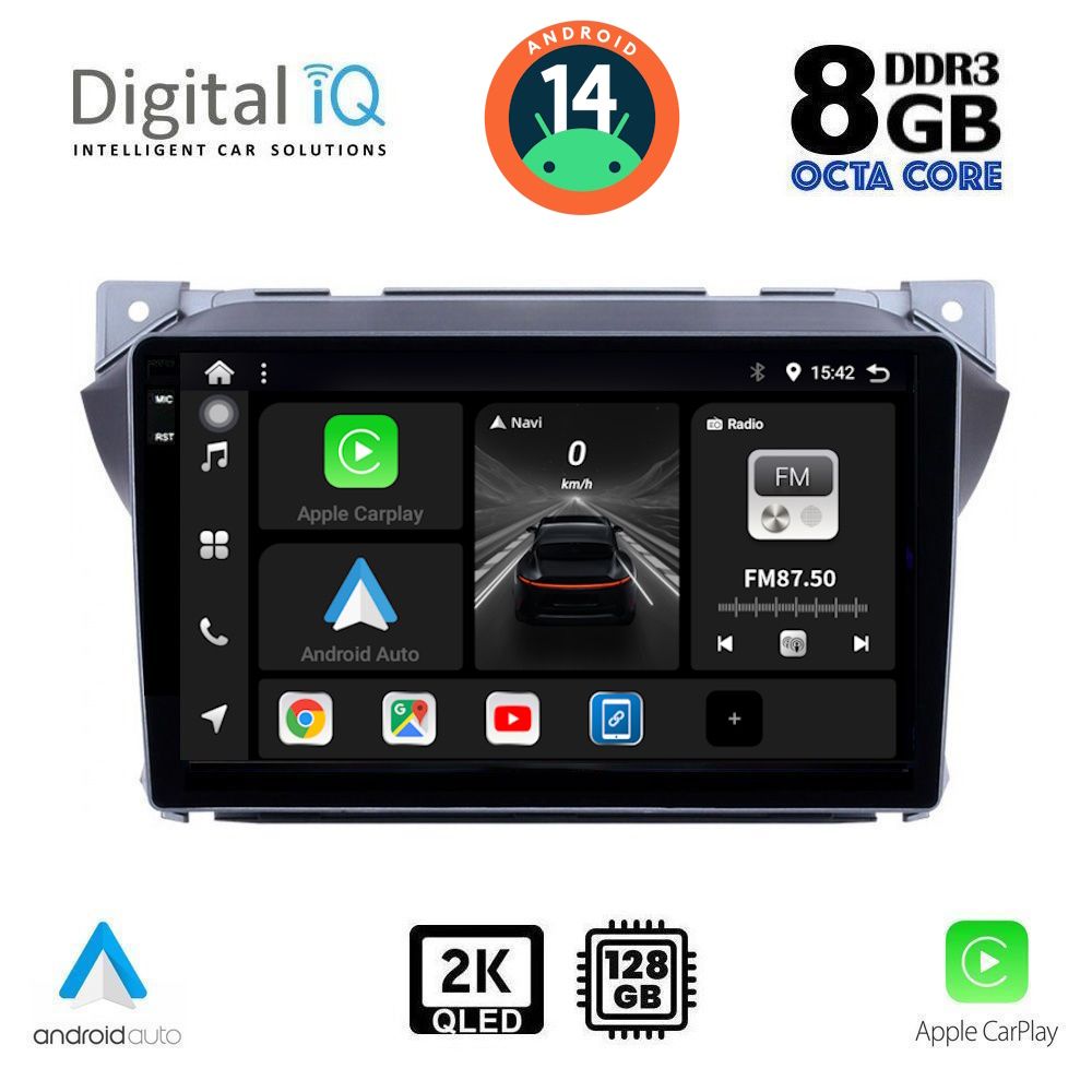 Βλησαρούλης Car Center - DIGITAL IQ BXF 11670_CPAA (9inc) MULTIMEDIA TABLET for SUZUKI ALTO - NISSAN PIXO 2009>