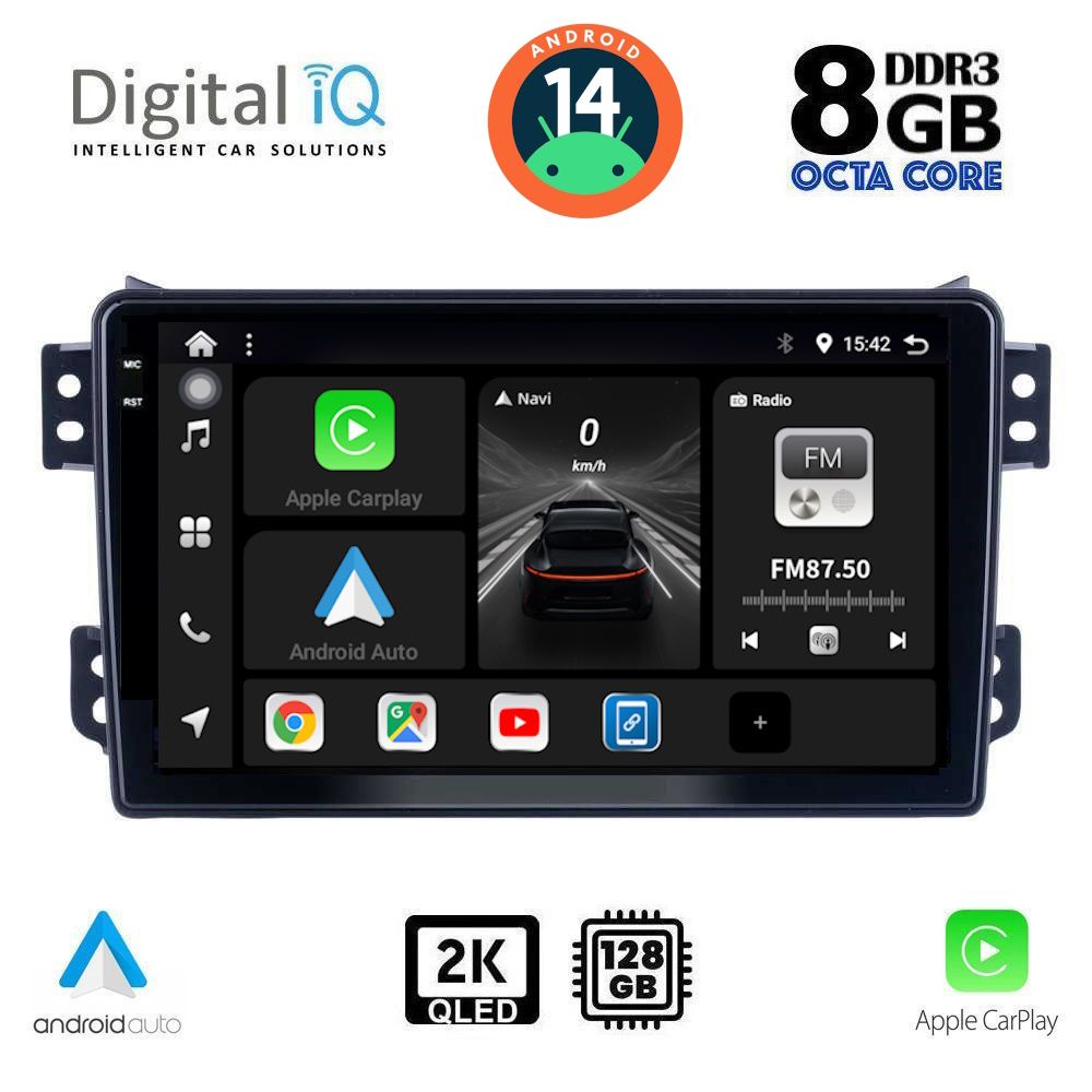 Βλησαρούλης Car Center - DIGITAL IQ BXF 11682_CPAA (9inc) MULTIMEDIA TABLET for OPEL AGILA - SUZUKI SPLASH mod. 2008>