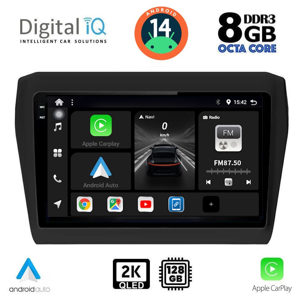 Βλησαρούλης Car Center - DIGITAL IQ BXF 11686_CPAA (9inc) MULTIMEDIA TABLET for SUZUKI SWIFT mod. 2017>