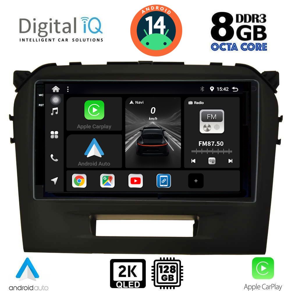 Βλησαρούλης Car Center - DIGITAL IQ BXF 11697_CPAA (9inc) MULTIMEDIA TABLET for SUZUKI VITARA mod. 2016-2022