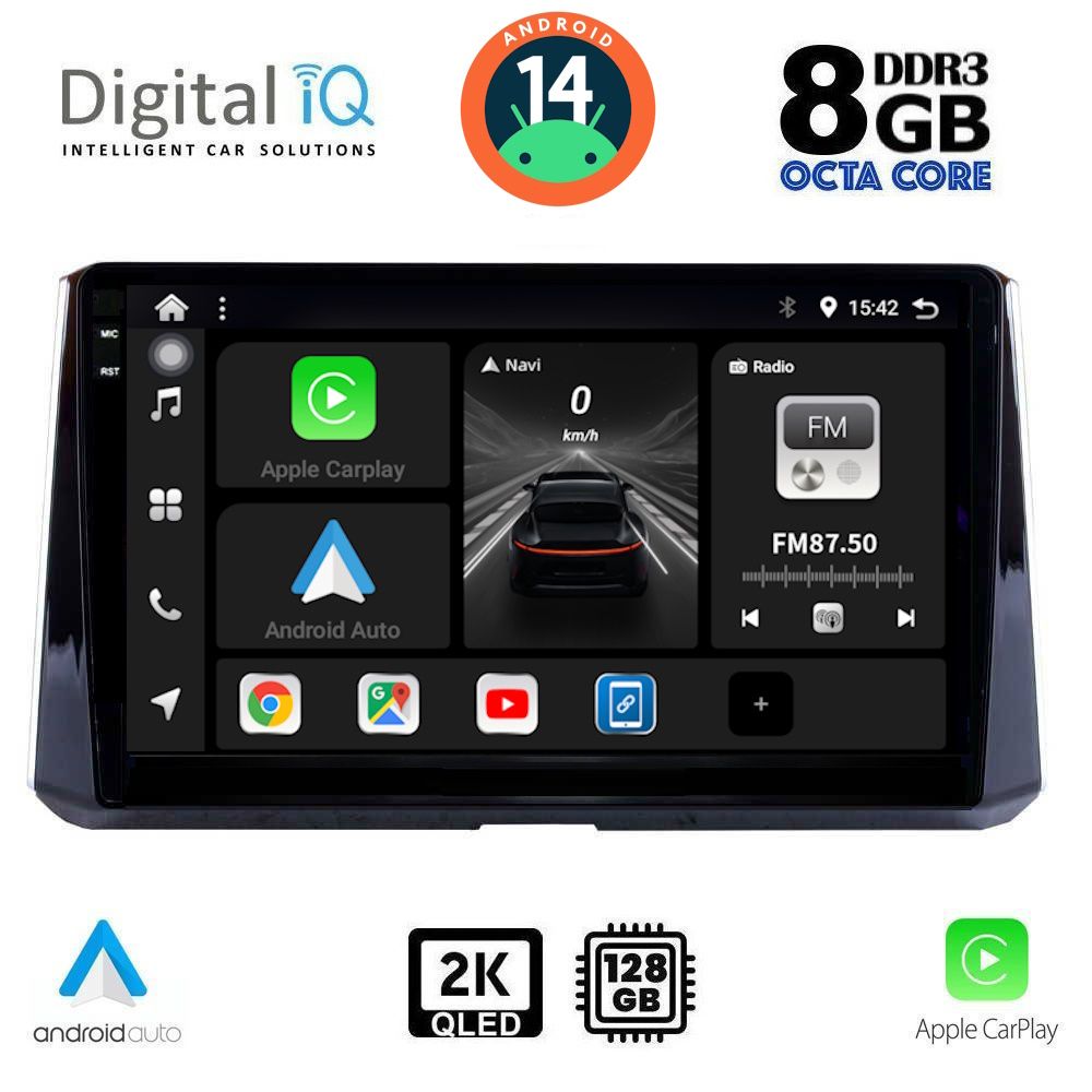 Βλησαρούλης Car Center - DIGITAL IQ BXF 11716_CPAA (10inc) MULTIMEDIA TABLET for TOYOTA COROLLA mod. 2019>
