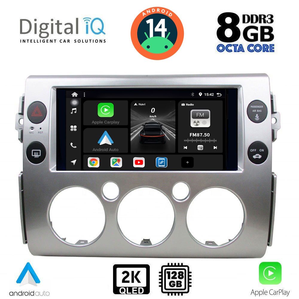 Βλησαρούλης Car Center - DIGITAL IQ BXF 11717_CPAA (9inc) MULTIMEDIA TABLET for TOYOTA FJ CRUISER mod. 2007-2013