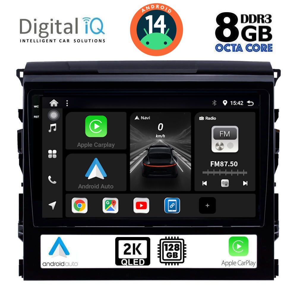 Βλησαρούλης Car Center - DIGITAL IQ BXF 11725_CPAA (9inc) MULTIMEDIA TABLET for TOYOTA LANDCRUISER mod. 2016-2019