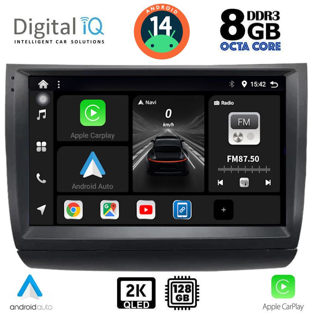Βλησαρούλης Car Center - DIGITAL IQ BXF 11728_CPAA (9inc) MULTIMEDIA TABLET for TOYOTA PRIUS mod. 2003-2009