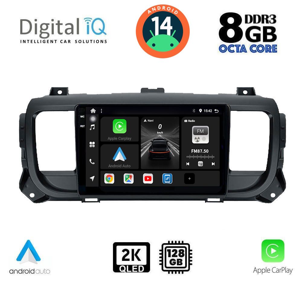 Βλησαρούλης Car Center - DIGITAL IQ BXF 11729_CPAA (9inc) MULTIMEDIA TABLET for CITROEN JUMPY-SPACETOURER – PEUGEOT EXPERT-TRAVELLER – TOYOTA PROACE mod.2016>