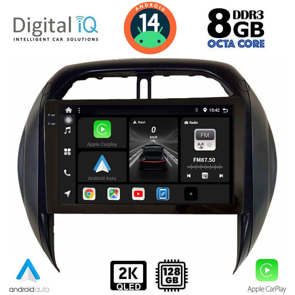Βλησαρούλης Car Center - DIGITAL IQ BXF 11730_CPAA CLIMA (9inc) MULTIMEDIA TABLET for TOYOTA RAV 4 mod. 2000-2006