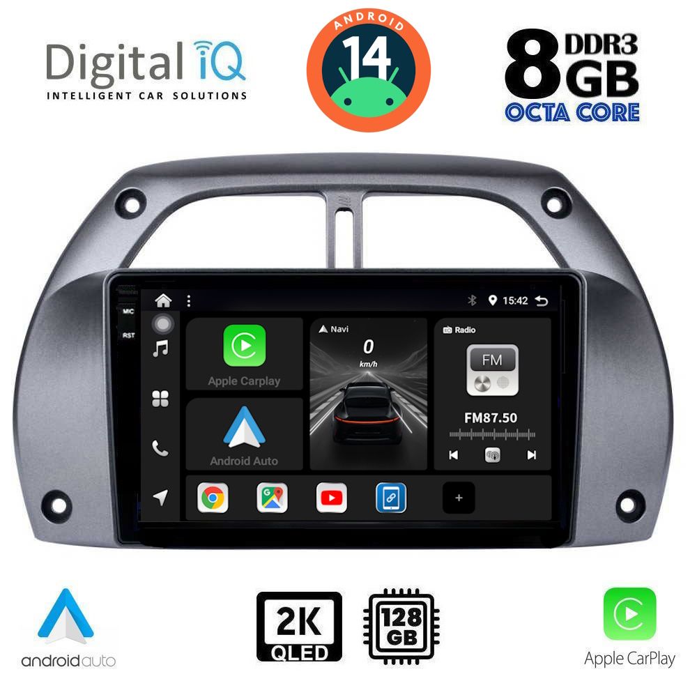 Βλησαρούλης Car Center - DIGITAL IQ BXF 11730_CPAA A/C (9inc) MULTIMEDIA TABLET for TOYOTA RAV 4 mod. 2000-2006