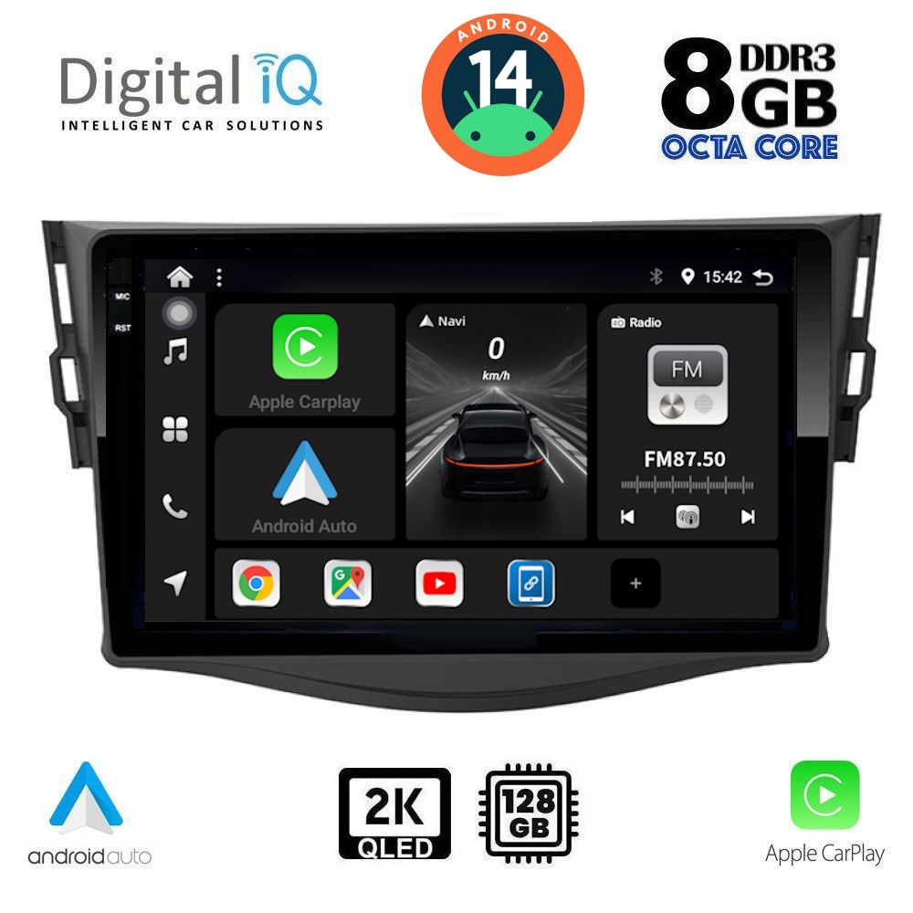 Βλησαρούλης Car Center - DIGITAL IQ BXF 11731_CPAA (9inc) MULTIMEDIA TABLET for TOYOTA RAV 4 mod. 2006-2012