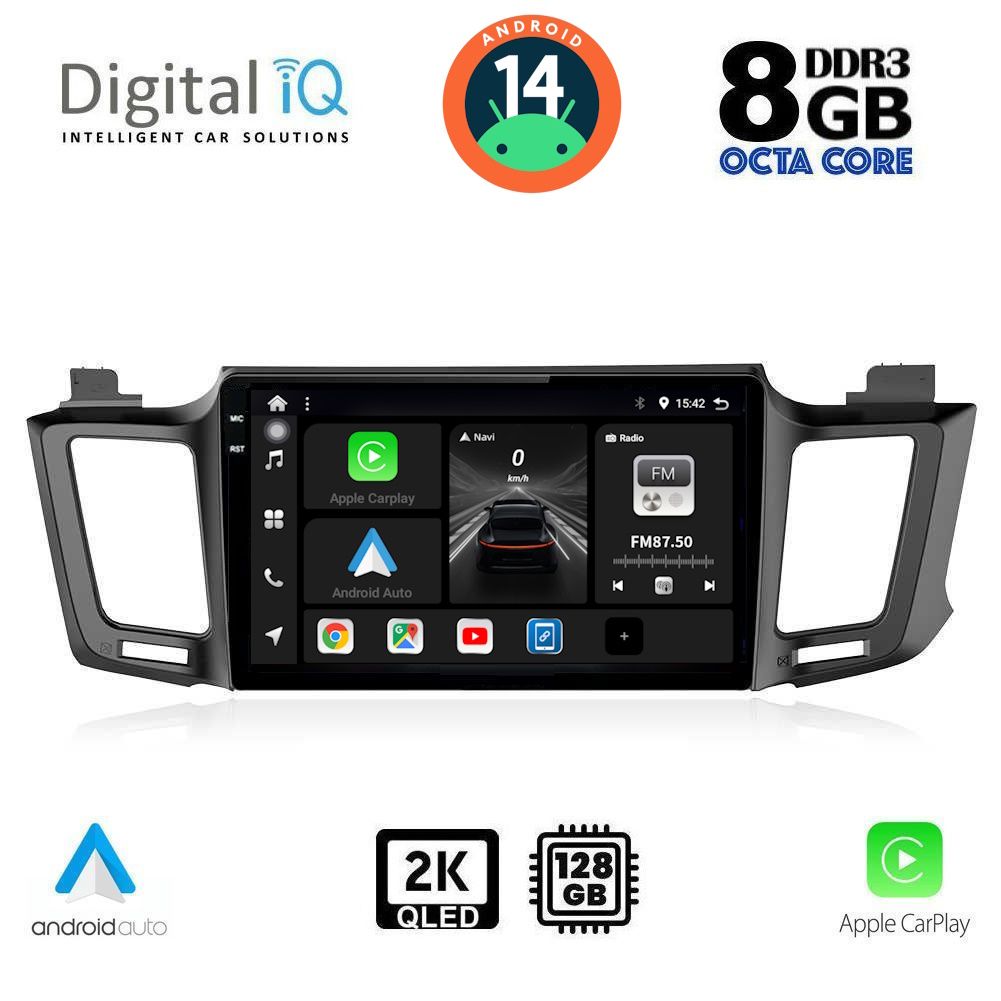 Βλησαρούλης Car Center - DIGITAL IQ BXF 11733_CPAA (10inc) MULTIMEDIA TABLET for TOYOTA RAV 4 mod. 2013-2019