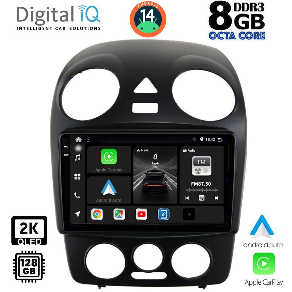 Βλησαρούλης Car Center - DIGITAL IQ BXF 11742_CPAA (9inc) MULTIMEDIA TABLET for VW BEETLE mod. 2004-2011