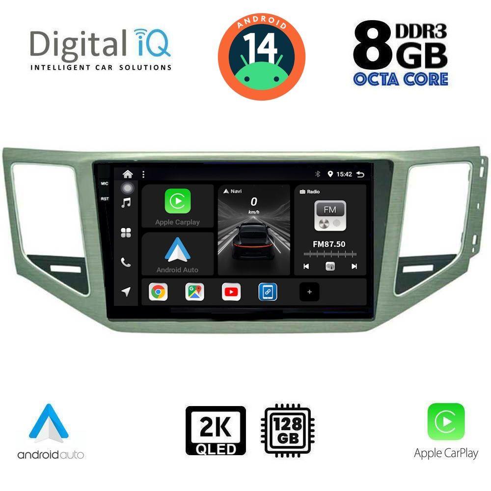 Βλησαρούλης Car Center - DIGITAL IQ BXF 11745_CPAA (10inc) MULTIMEDIA TABLET for VW GOLF SPORTSVAN mod. 2014>