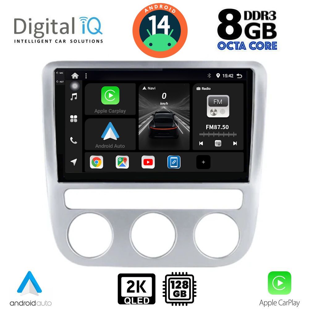 Βλησαρούλης Car Center - DIGITAL IQ BXF 11752_CPAA CLIMA (9inc) MULTIMEDIA TABLET for VW EOS mod. 2006> - SCIROCCO mod. 2008-2014