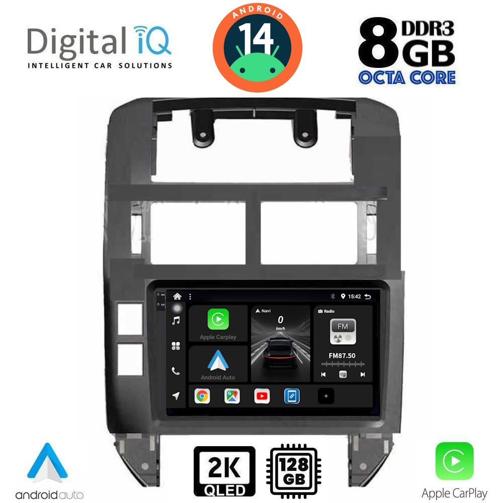 Βλησαρούλης Car Center - DIGITAL IQ BXF 11755_CPAA (9inc) MULTIMEDIA TABLET for VW POLO mod. 2002-2009