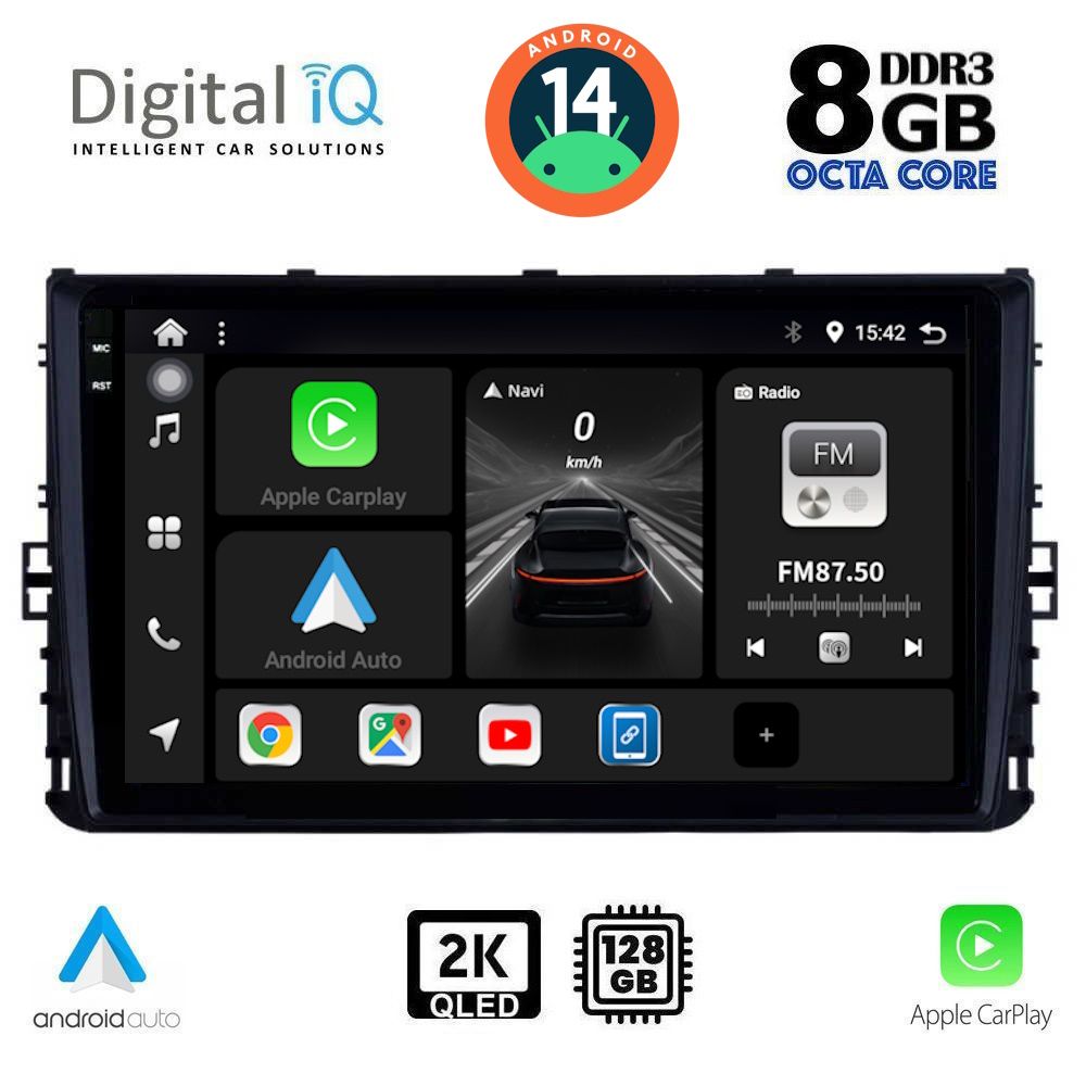 Βλησαρούλης Car Center - DIGITAL IQ BXF 11758_CPAA (9inc) MULTIMEDIA TABLET for VW POLO – TROC – TCROSS mod. 2017>