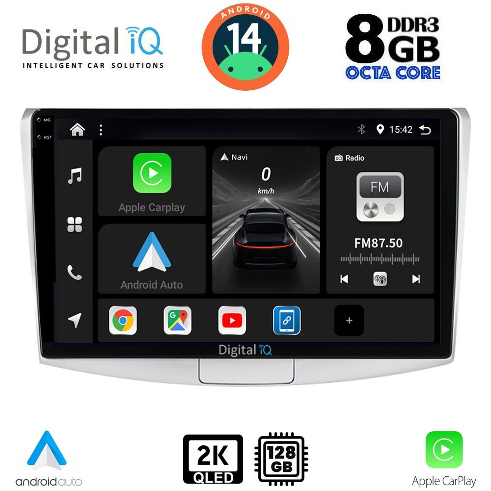 Βλησαρούλης Car Center - DIGITAL IQ BXF 11764_CPAA (10inc) MULTIMEDIA TABLET for VW PASSAT mod. 2010-2015