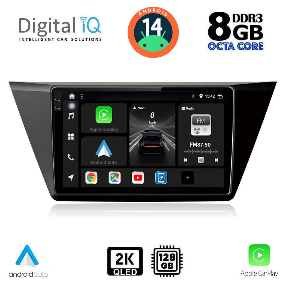 Βλησαρούλης Car Center - DIGITAL IQ BXF 11769_CPAA (10inc) MULTIMEDIA TABLET for VW TOURAN mod. 2016>