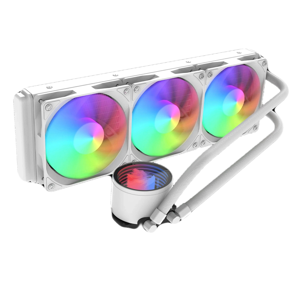 Βλησαρούλης Car Center - CPU Water Cooler - Redragon CCW-3013W ARGB 360 White Liquid CPU Cooler