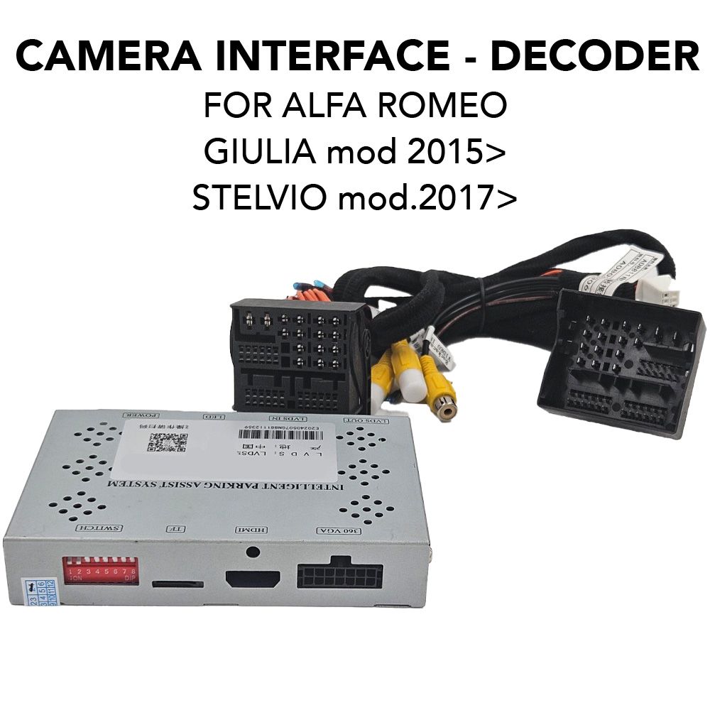 Βλησαρούλης Car Center - DIGITAL IQ AD 9851 - CAMERA INTERFACE for ALFA ROMEO mod. 2017> with 6.5-8.8'' screen